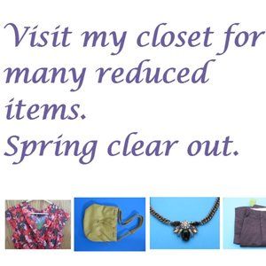 Many items with reduced pricing.